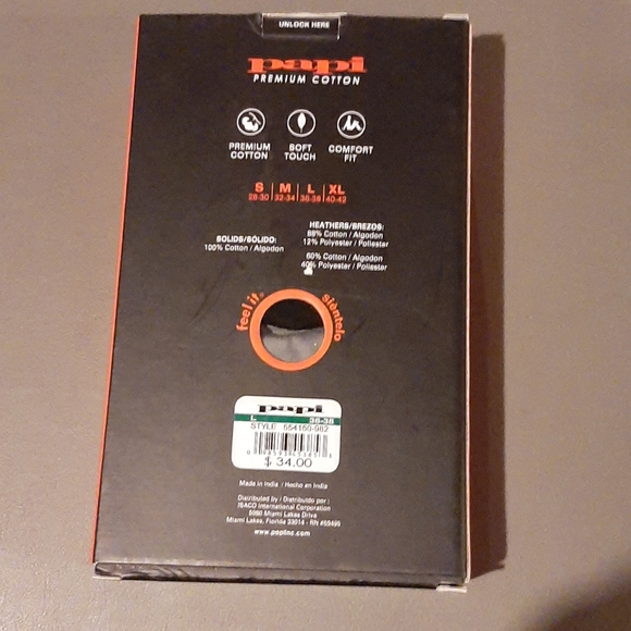 5 PR LOW RISE BRIEFS PAPI PREMIUM COTTON SMALL - Picture 5 of 6